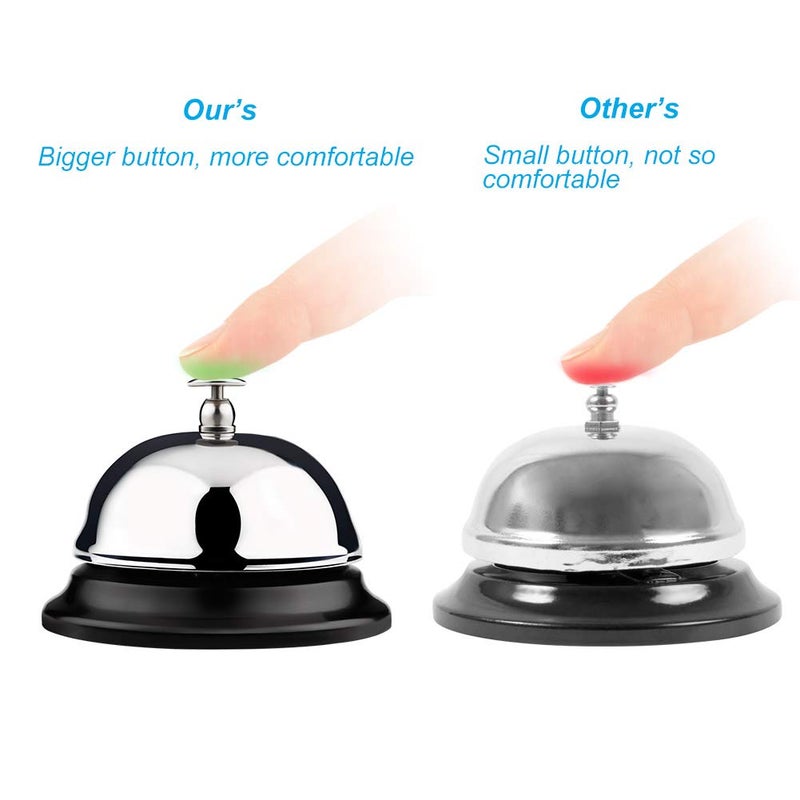Comtrue Service Bell, Call Bell, Desk Bell, Big Button, Improved Version - Image 2
